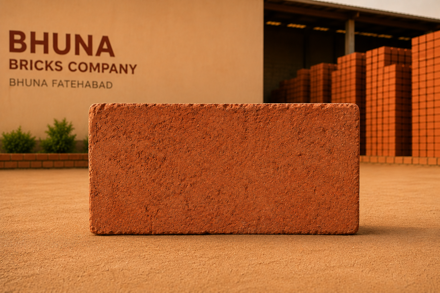 BBC1 clay tile — 235 × 106 × 47 mm, Bhuna Bricks Company