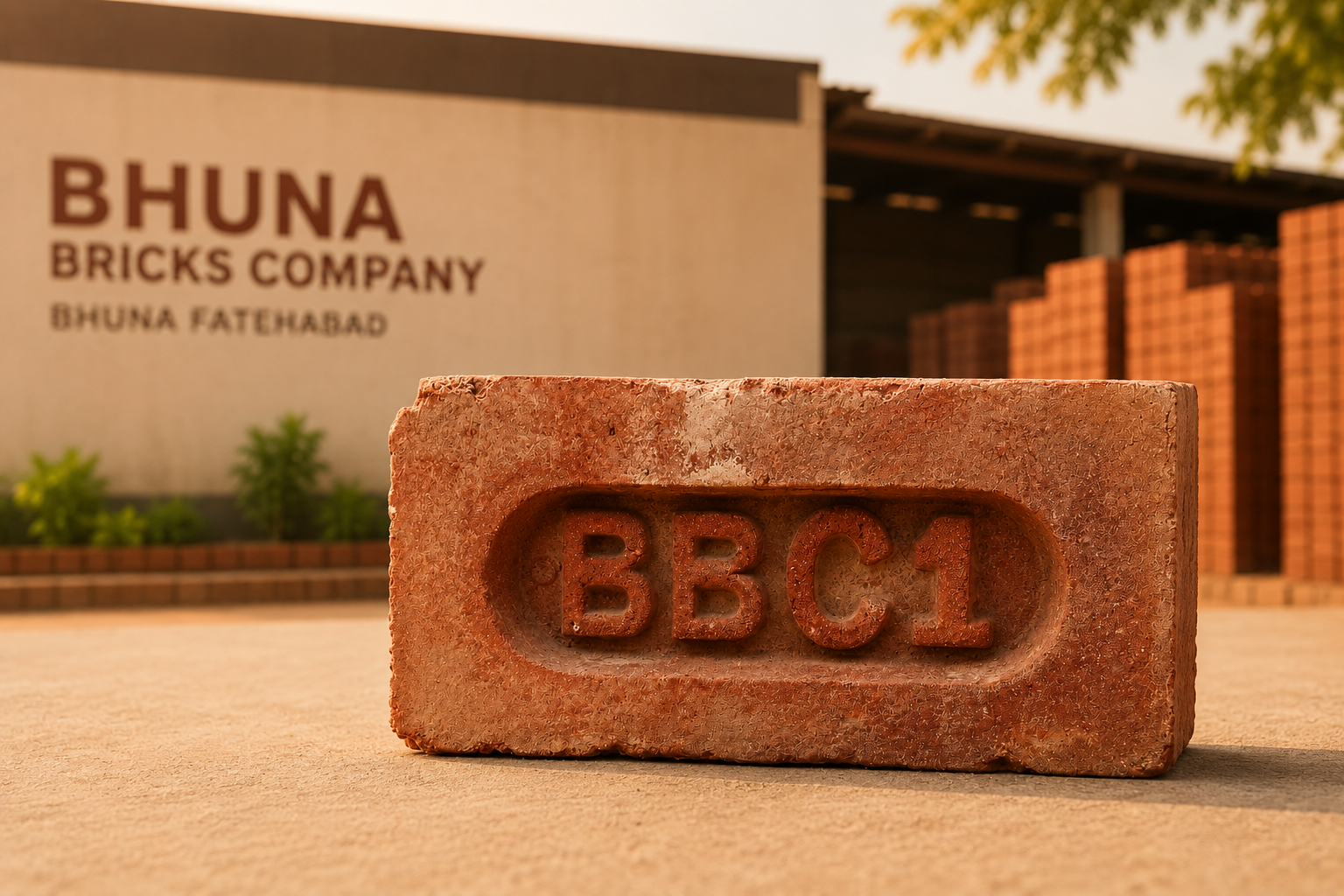 BBC1 Dabbi wire-cut brick — 235 × 106 × 75 mm, Bhuna Bricks Company
